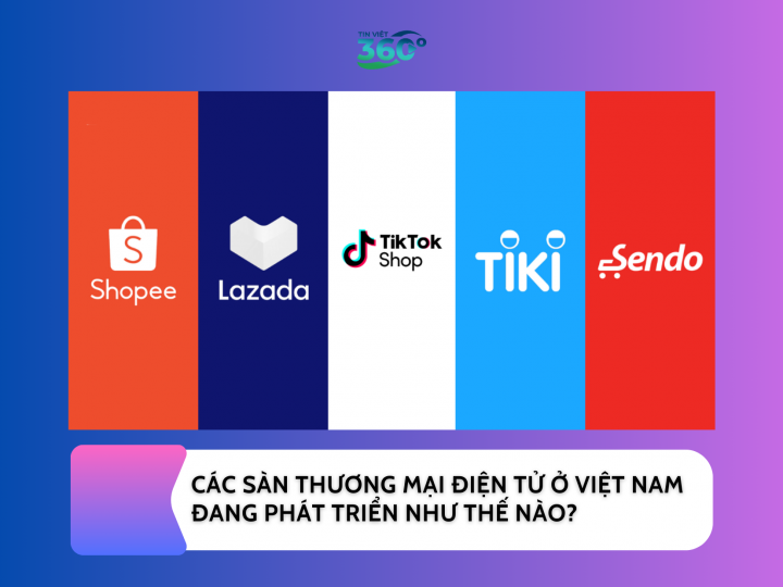 CÁC SÀN THƯƠNG MẠI ĐIỆN TỬ Ở VIỆT NAM ĐANG PHÁT TRIỂN NHƯ THẾ NÀO?